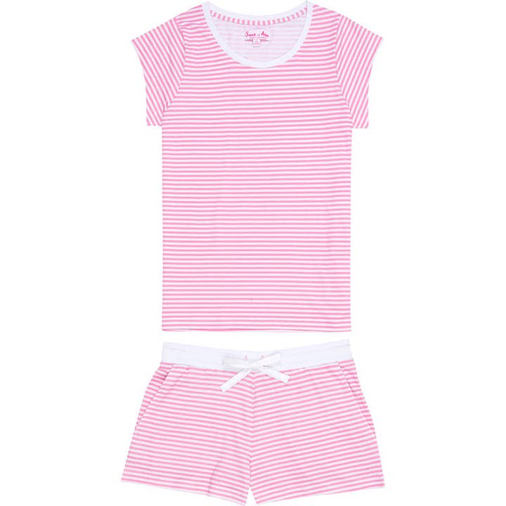 Damernas Peony Jersey Kort Pyjamas Set för wholesale av Sant and Abel