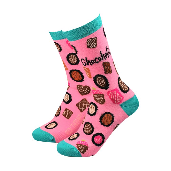 Chocoholic  - Women's Bamboo Socks  ( for wholesale by Smiling Faces