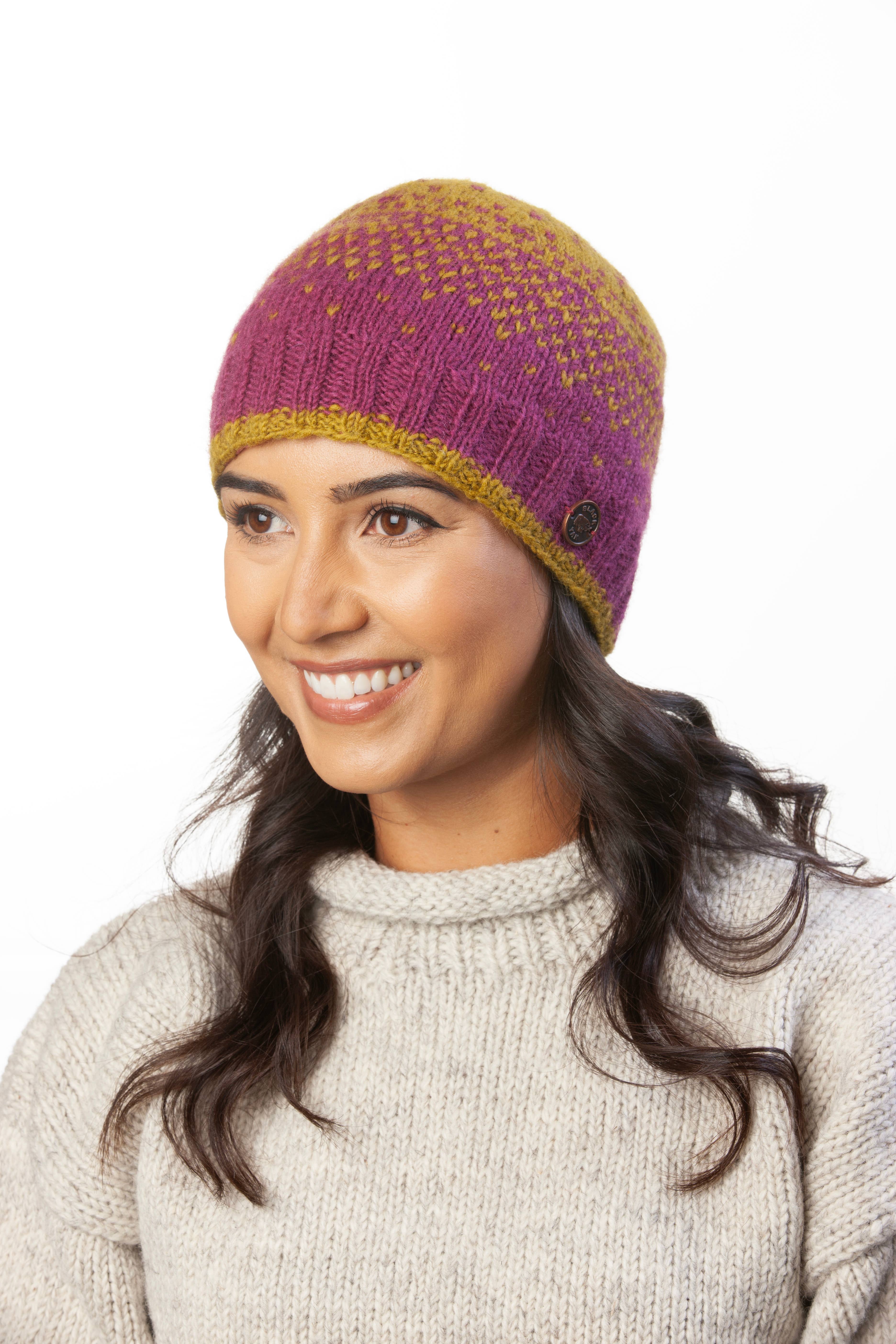 Black Yak Ltd - Wholesale Beanie - Women's - Dual Tick Beanie Pure Wool Hat - Knitted - Fair Trade3