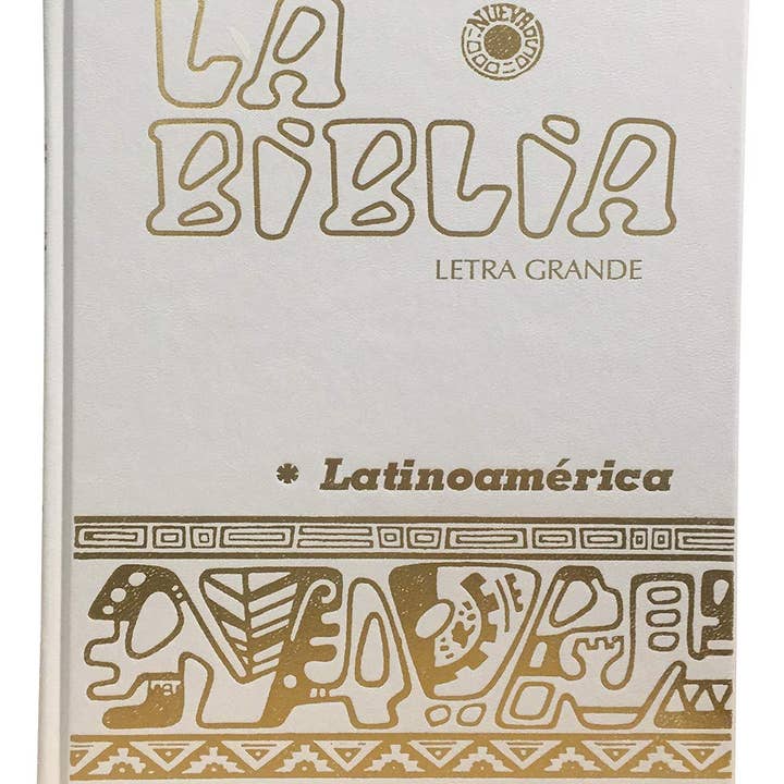Giron Spanish Books - Wholesale Religion - Biblia Latinoamericana de Lujo Letra Grande -Blanca