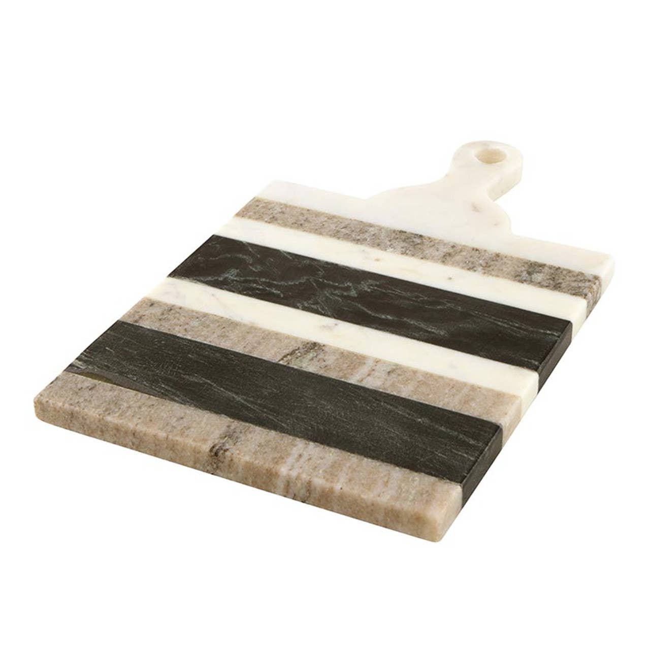 Santa Barbara Design Studio by Creative Brands - Wholesale Cheese Board - Stripe Marble Board with Handle2