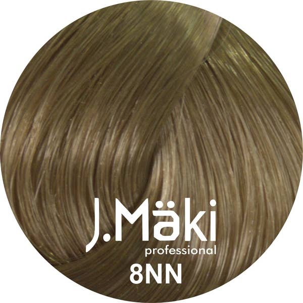 Colore per capelli professionale a basso contenuto di ammoniaca 8 Nnintense Biondo chiaro per la vendita all'ingrosso da parte di J.mäki