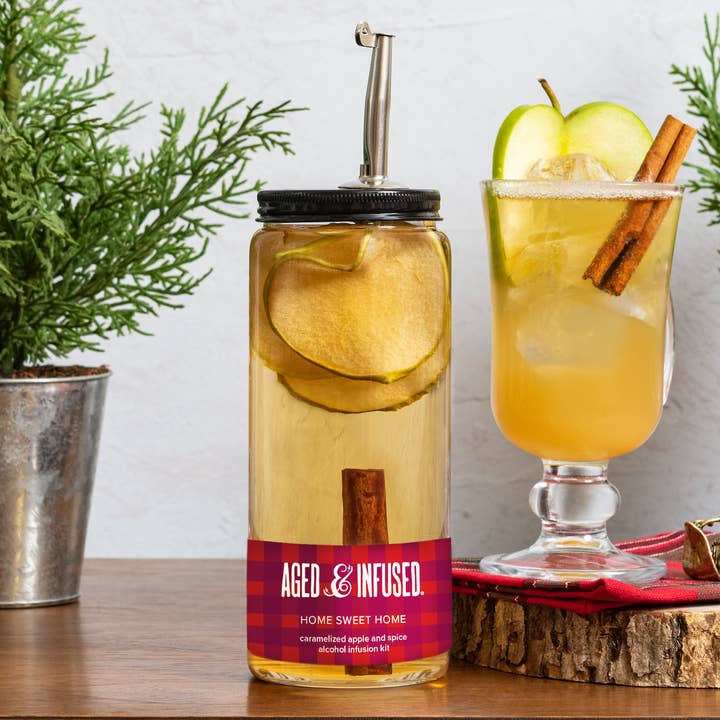 Caramelized Apple & Spice Cocktail Infusion Kit Holiday 2025 for wholesale by Aged & Infused