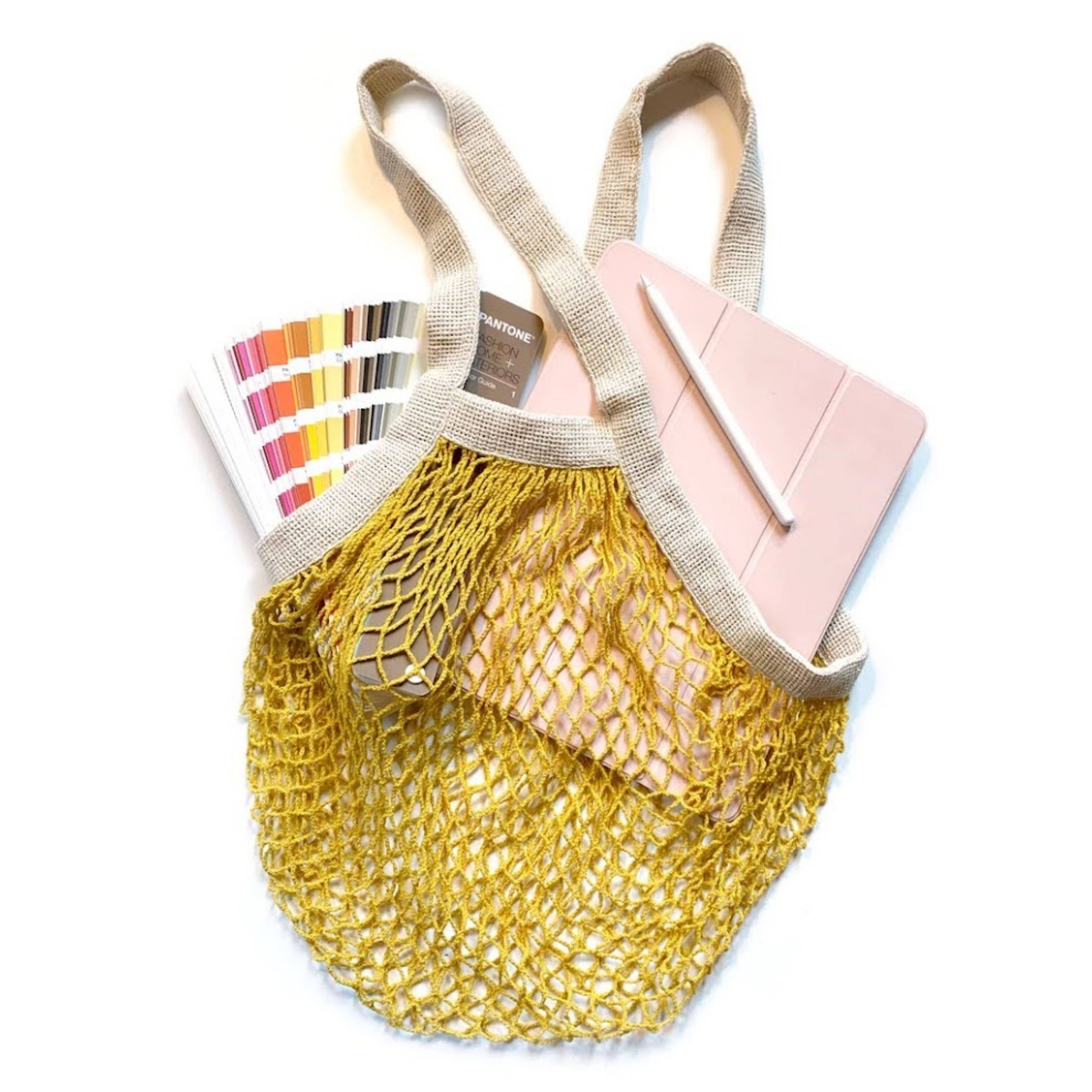 the french market bag no.2 in yolk for wholesale on Faire1