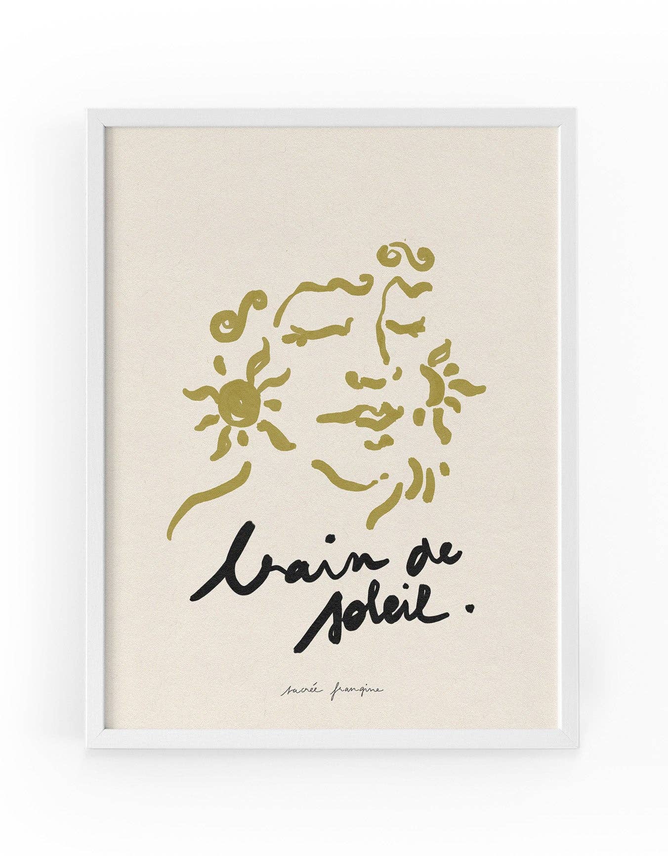 Sacrée Frangine - Wholesale Art Print - Art Print - Bain De Soleil1