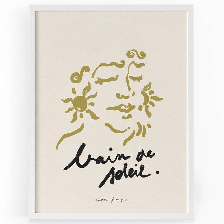 Sacrée Frangine - Wholesale Art Print - Art Print - Bain De Soleil1
