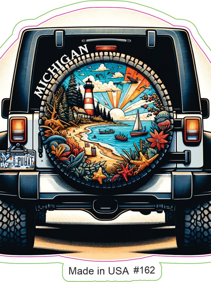 Michigan Jeep Adventure klistermærke for engroshandel hos Big monkey