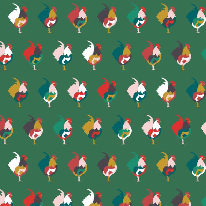 REVEL & Co. - Venta al por mayor Sobre de papel de regalo - Hoja de papel de regalo con gallos