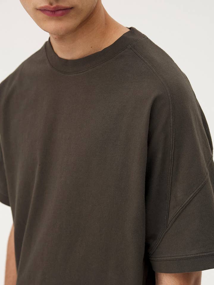 NOYOCO - Wholesale T-Shirt - Unisex - Unisex T-shirt Haria Khaki4