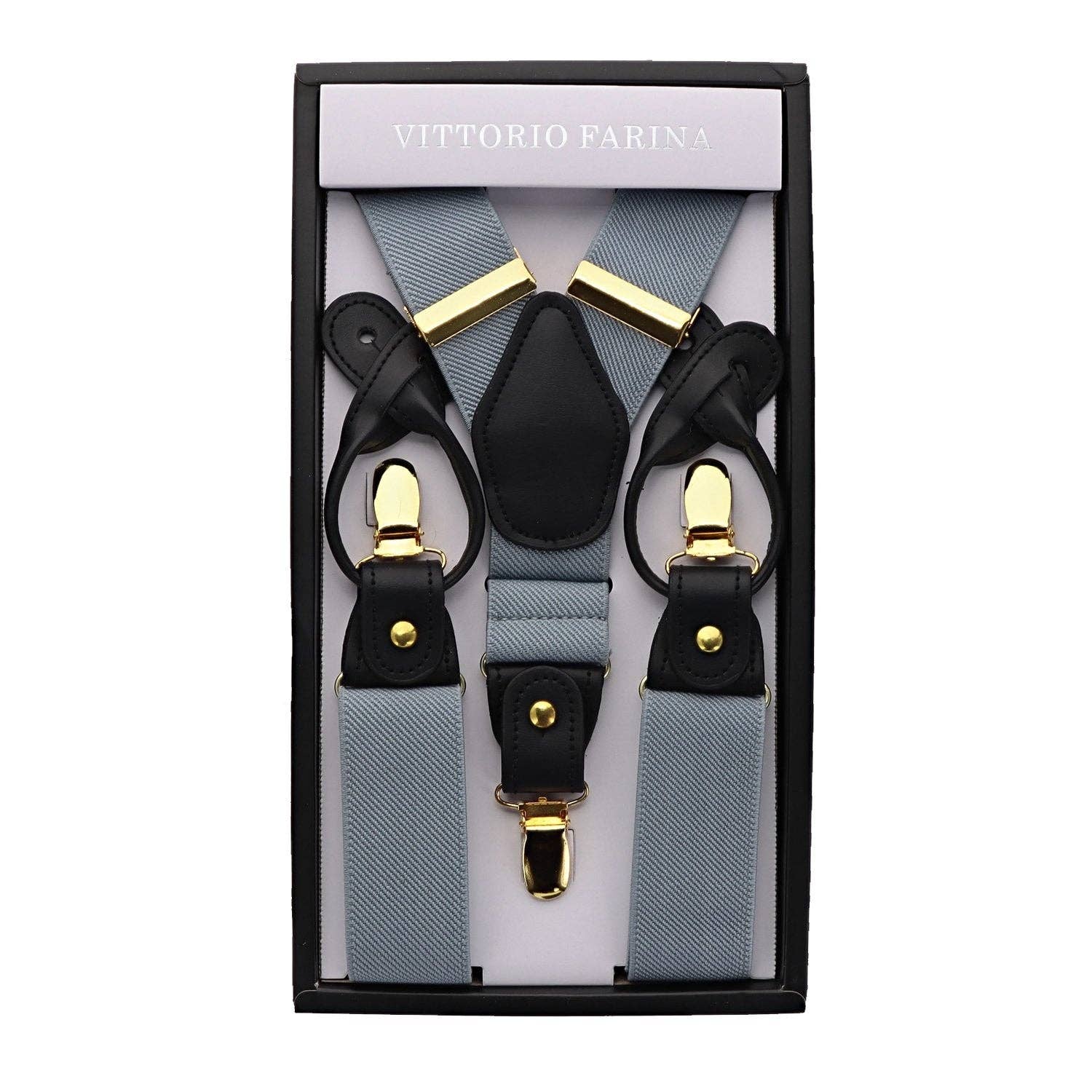 Dubal Brothers - Wholesale Suspenders - Men's - Vittorio Farina Men's Vibrant Colorful Convertible Suspender by Classy Cufflinks33