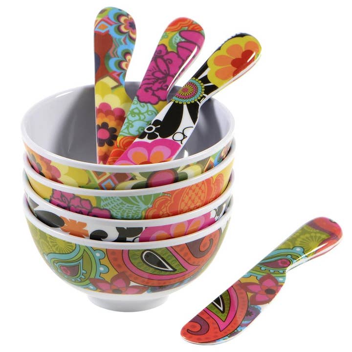 French Bull - Wholesale Bowl - Floral Mini Bowl Set2