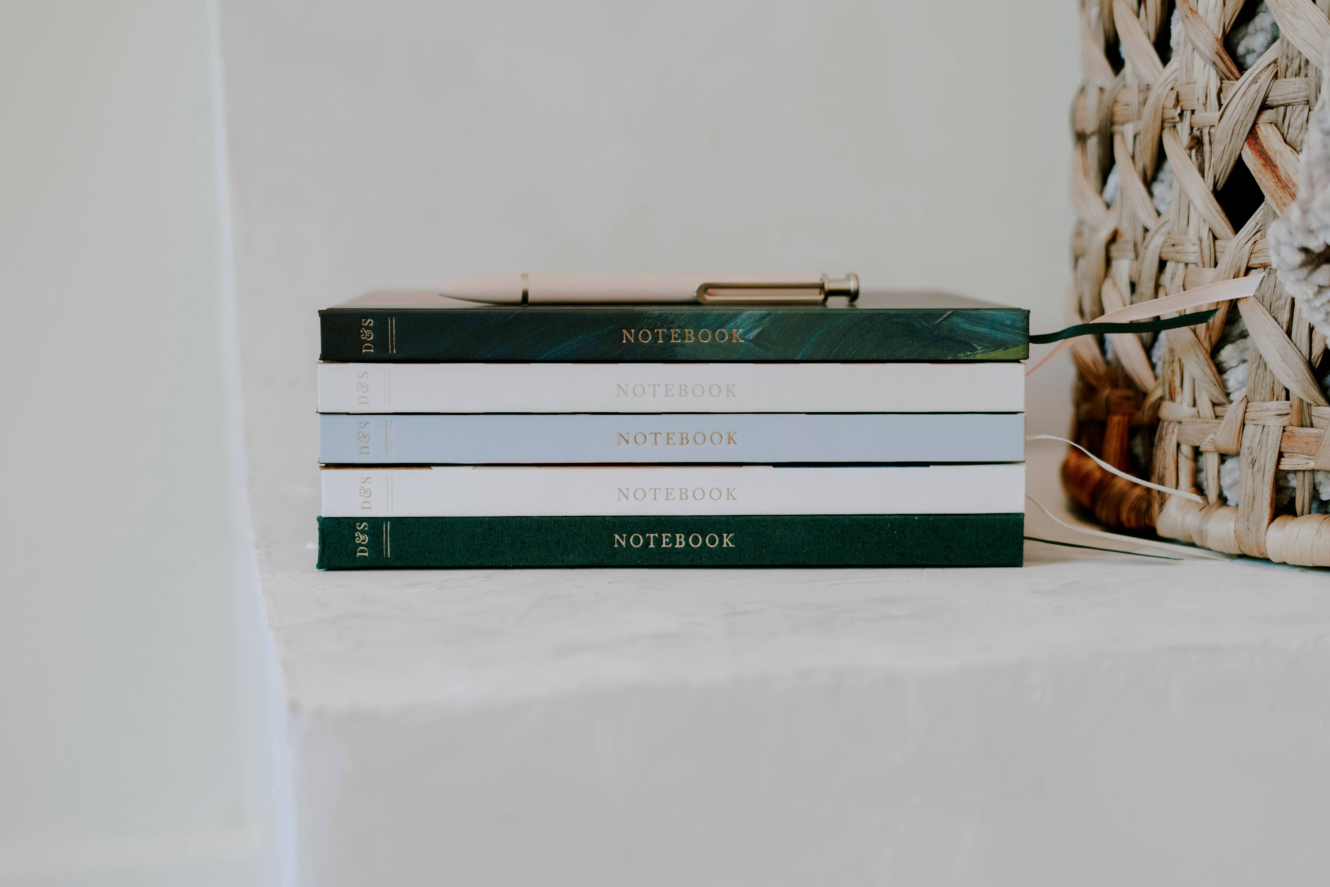 Duncan & Stone Paper Co. - Wholesale Dagboek/agenda - Blanco journal notitieboekje - harde kaft, plat neer te leggen5