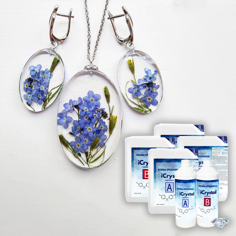 Resin Pro UK – Engroshandel DIY-hobbysæt – ICRYSTAL - Klar epoxylim til gør-det-selv, bordplader, resin kunst m.m.6