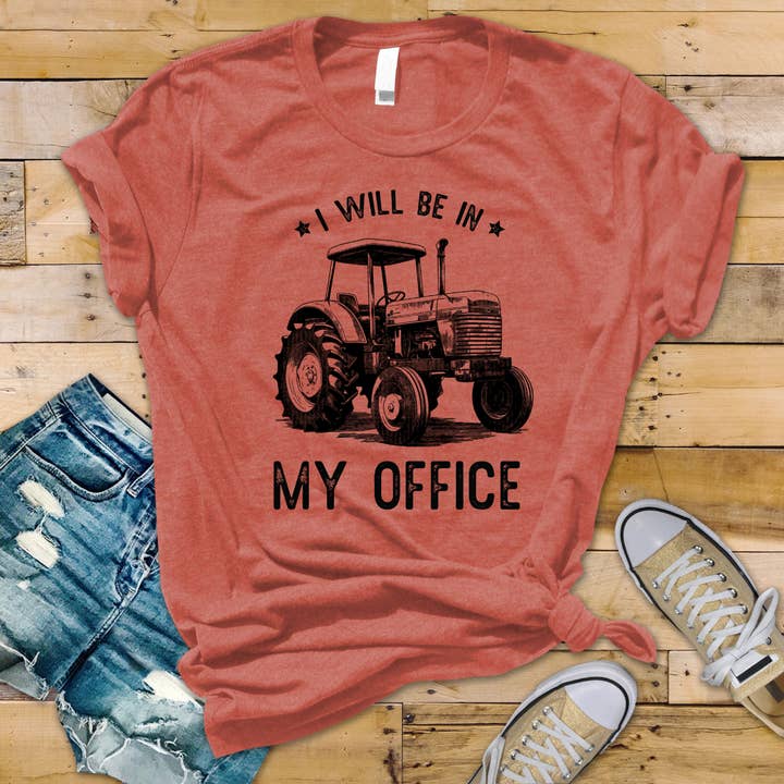 I Will Be In My Office T-Shirt for wholesale by Color Custom Prints