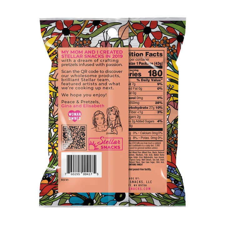 Stellar Snacks - Wholesale Pretzels - Stellar Pretzel Braids - Maui Monk - 1.5oz