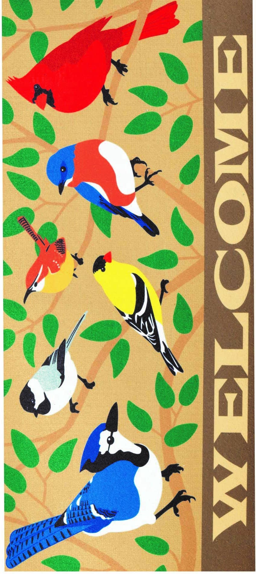 Dicksons – Engroshandel Dørmåtte – Dørmåtte Indsæt Songbirds Velkommen1