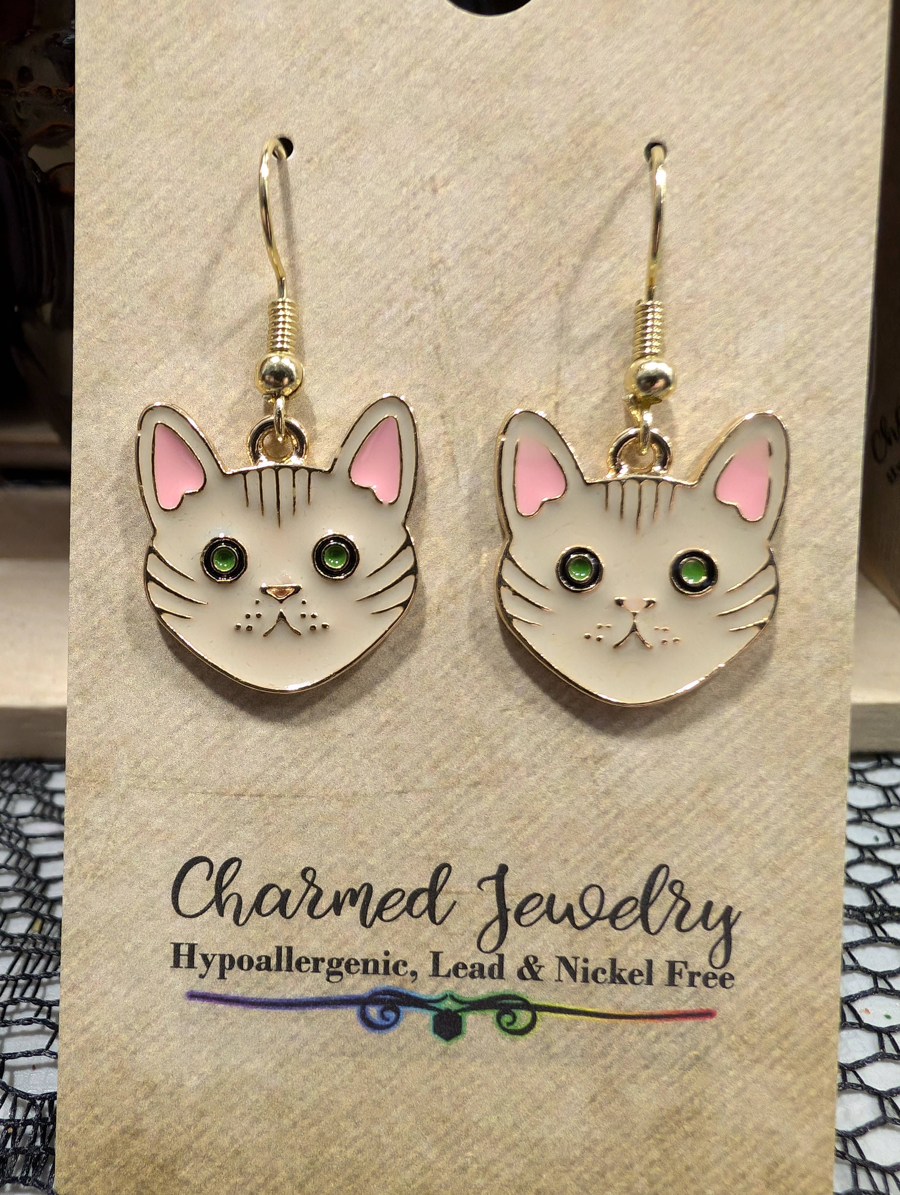Con-Quest Crafts - Wholesale Dangle Earrings - Cat & Dog Earrings & Necklaces17