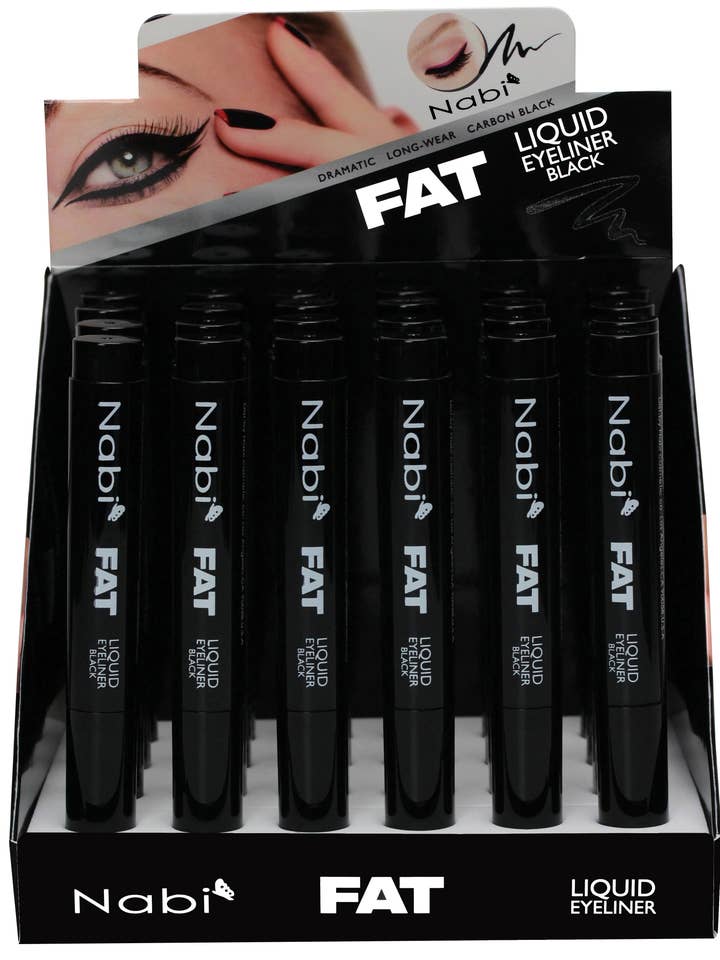 FEL-01 FAT LIQUID EYELINER 24 PCS SET for wholesale by Nabi Cosmetic