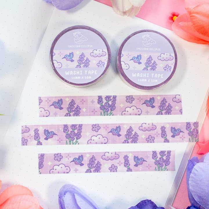 Lavender Dreams Washi Tape for wholesale by Unicorn Eclipse