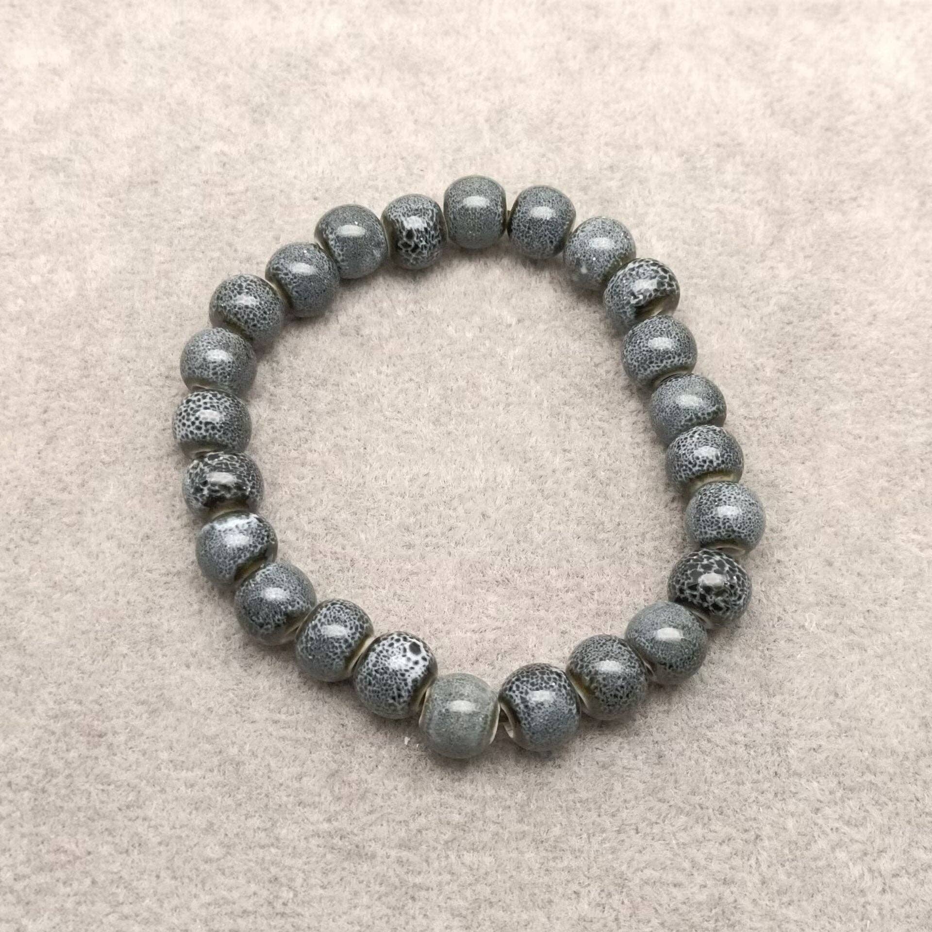 Mio Queena - Wholesale Armband met kralen - Handgemaakte elastische touwarmband met keramische kralen in meerdere stijlen4