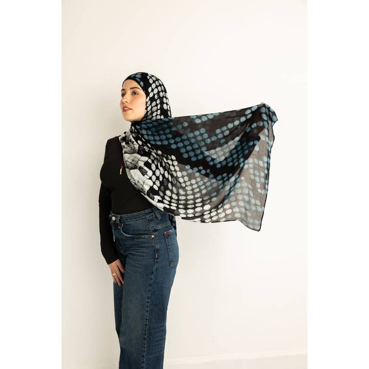 Bella Hijabs - Wholesale Hijab - Women's - Modal Hijab - Midnight Serpent4