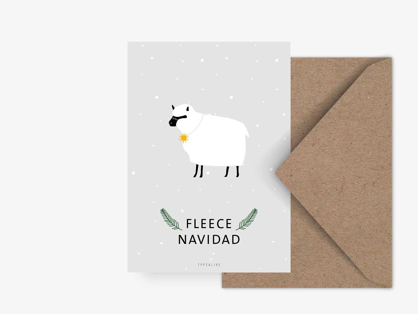 typealive - Wholesale Christmas Card - Postcard/ Fleece Navidad0