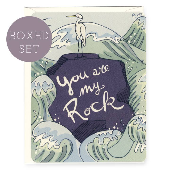 MY Rock Greeting - Boxed Set of 8 for wholesale by H.macdo Paper Co.