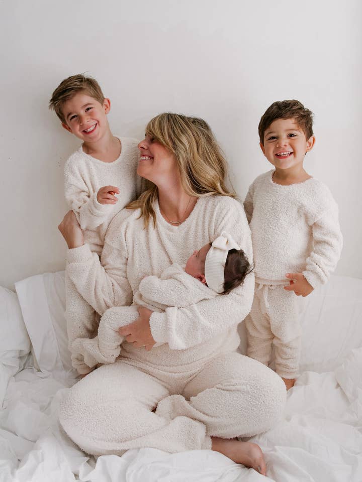 Luna + Luca Cozy Teddy Mama Set for wholesale by Luna + Luca