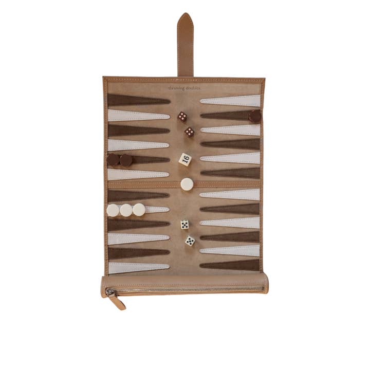 Travel Backgammon Board - Byron for wholesale by Throwing Doubles