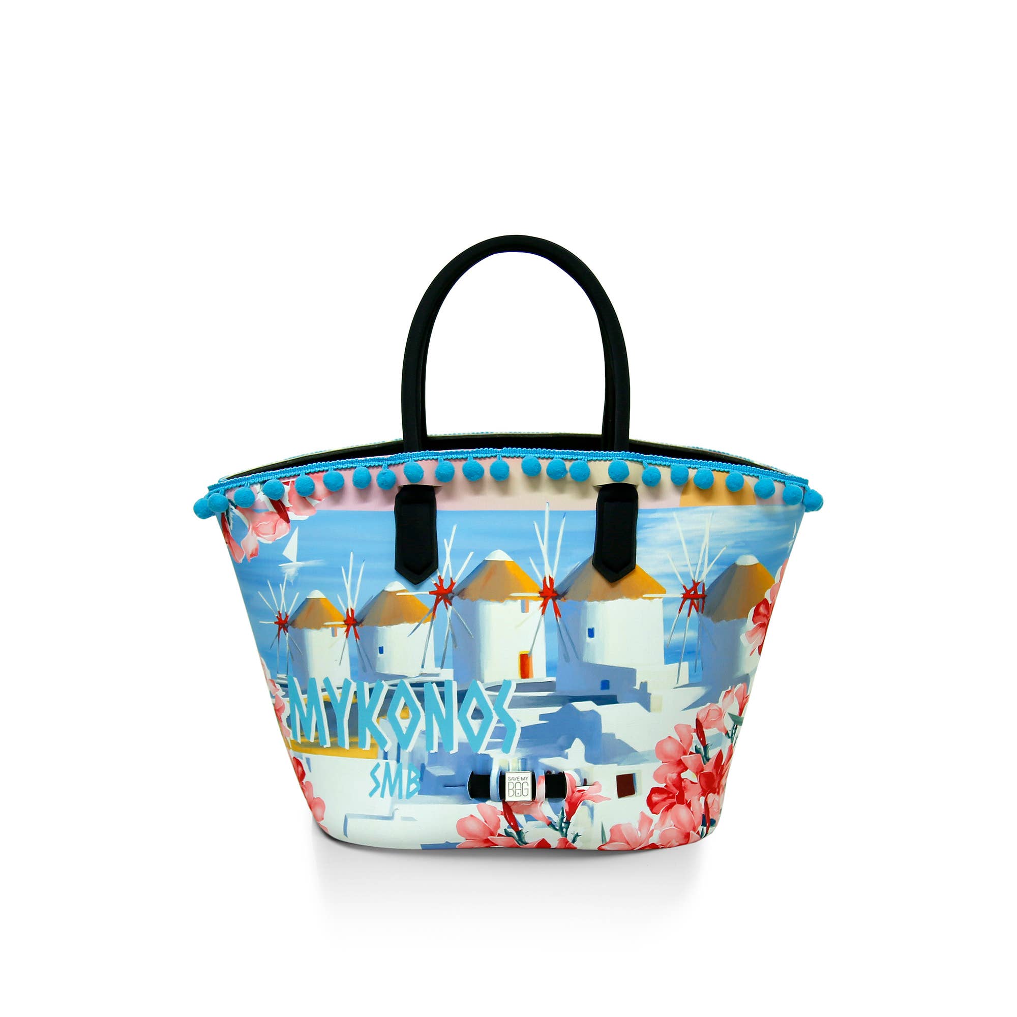 Save My Bag - Wholesale Beach Bag - Tropezienne Shoulder Bag - Printed - OUTLET1