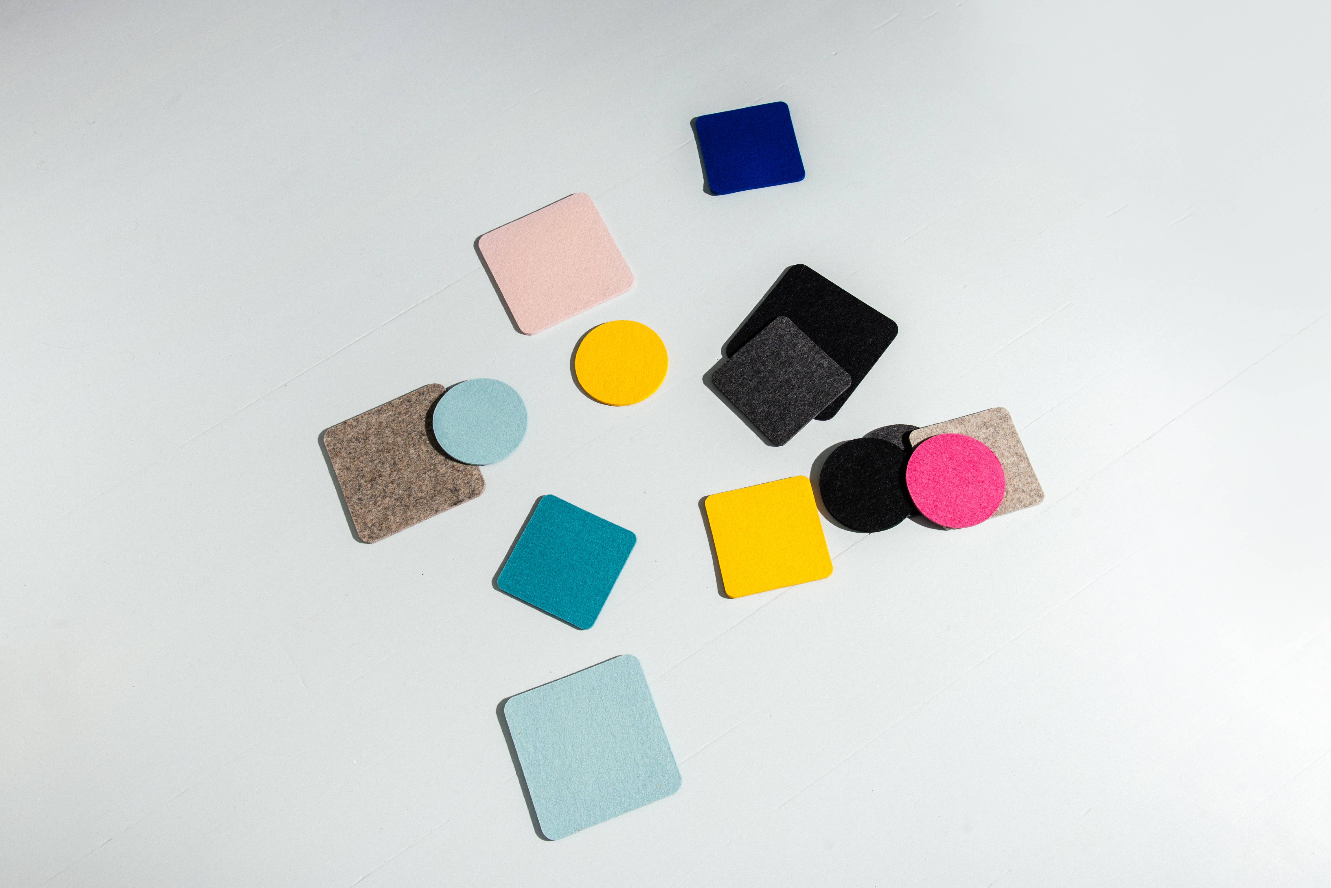 Parkhaus Felt - Wholesale Onderzetters - Ronde Onderzetter in 036 Mosterd, 10cm6