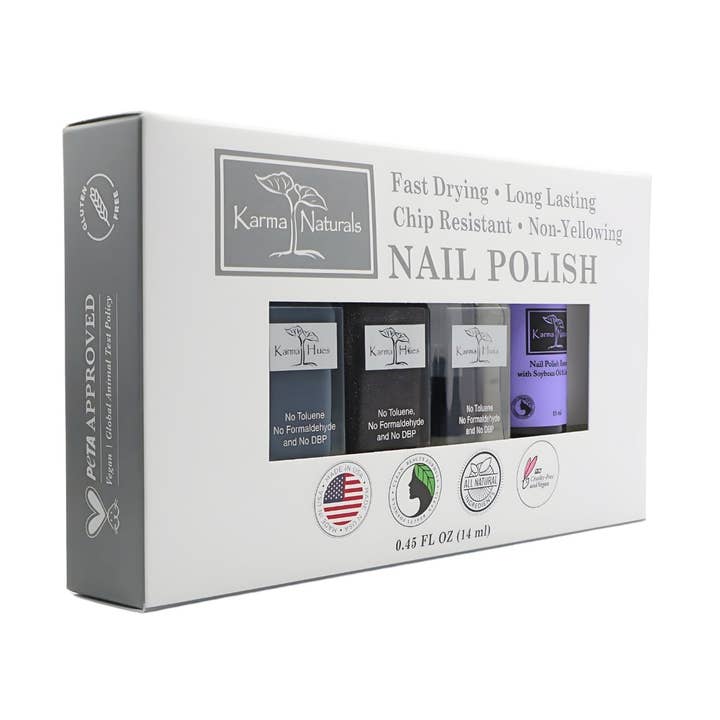 Karma Naturals Nagellak Set ZWINTER 2 voor wholesale door Karma Organic spa