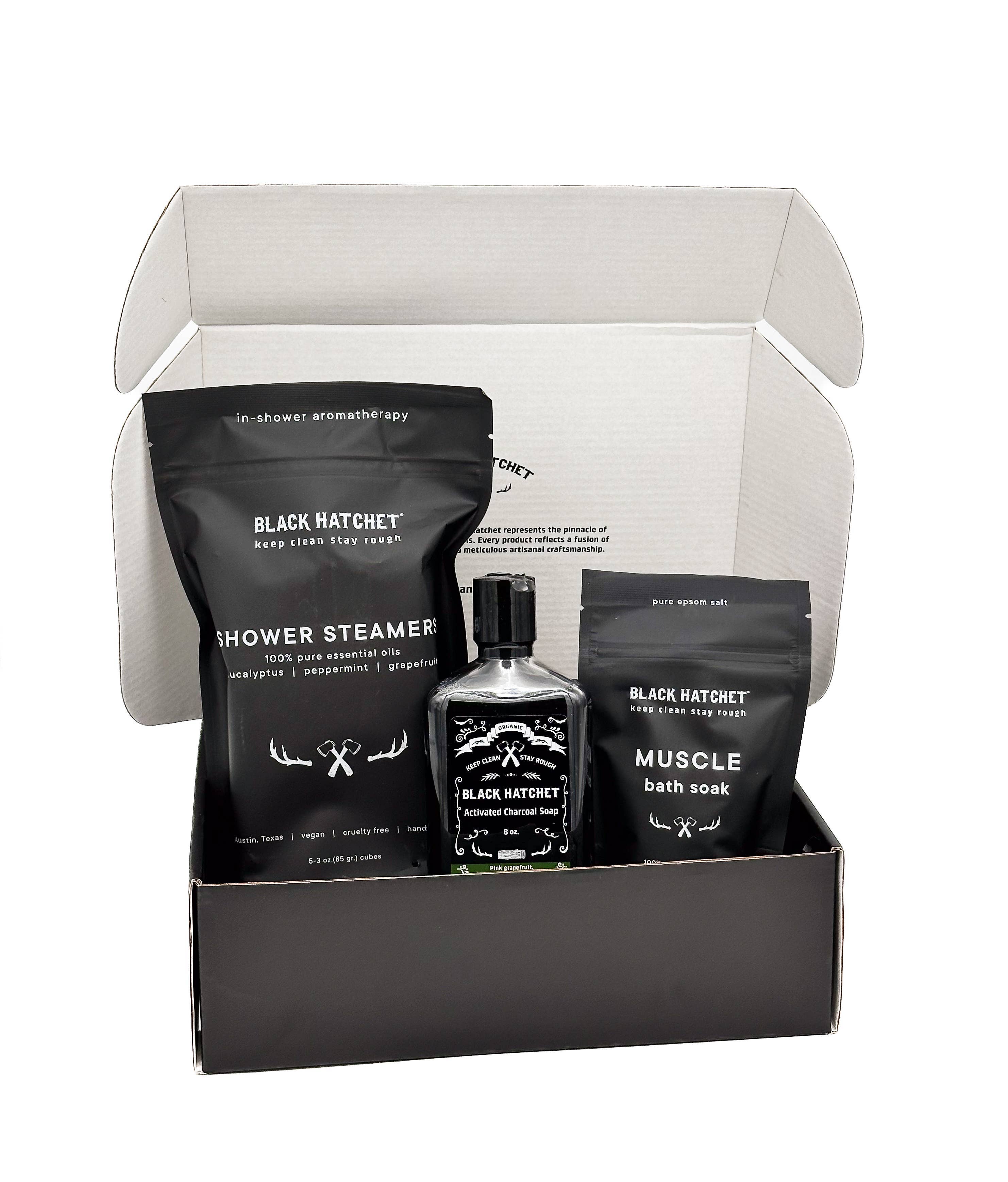Black Hatchet - Wholesale Bath & Body Set - Men's - Black Hatchet Gift Set - for Men