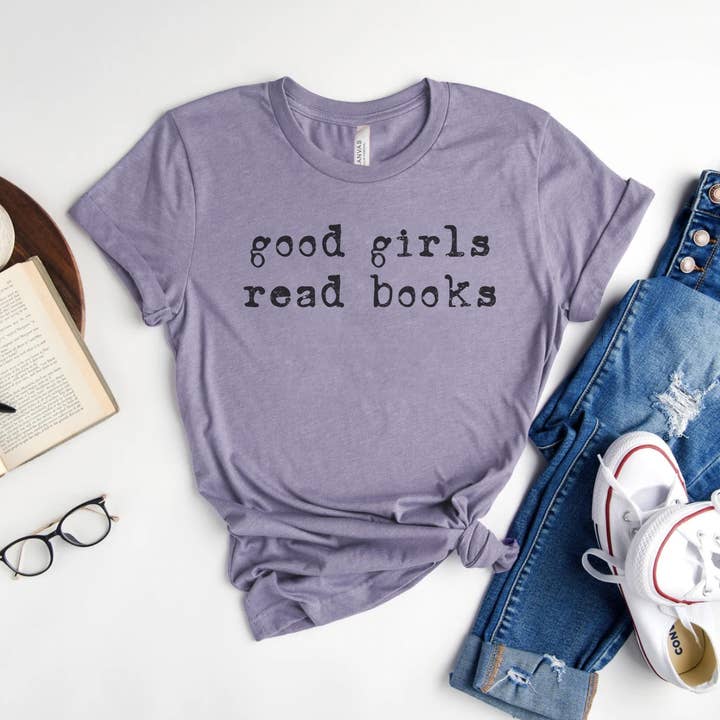Good Girls Read Books T-Shirt Dark Romance Book T-Shirts for wholesale by This Joyful Home