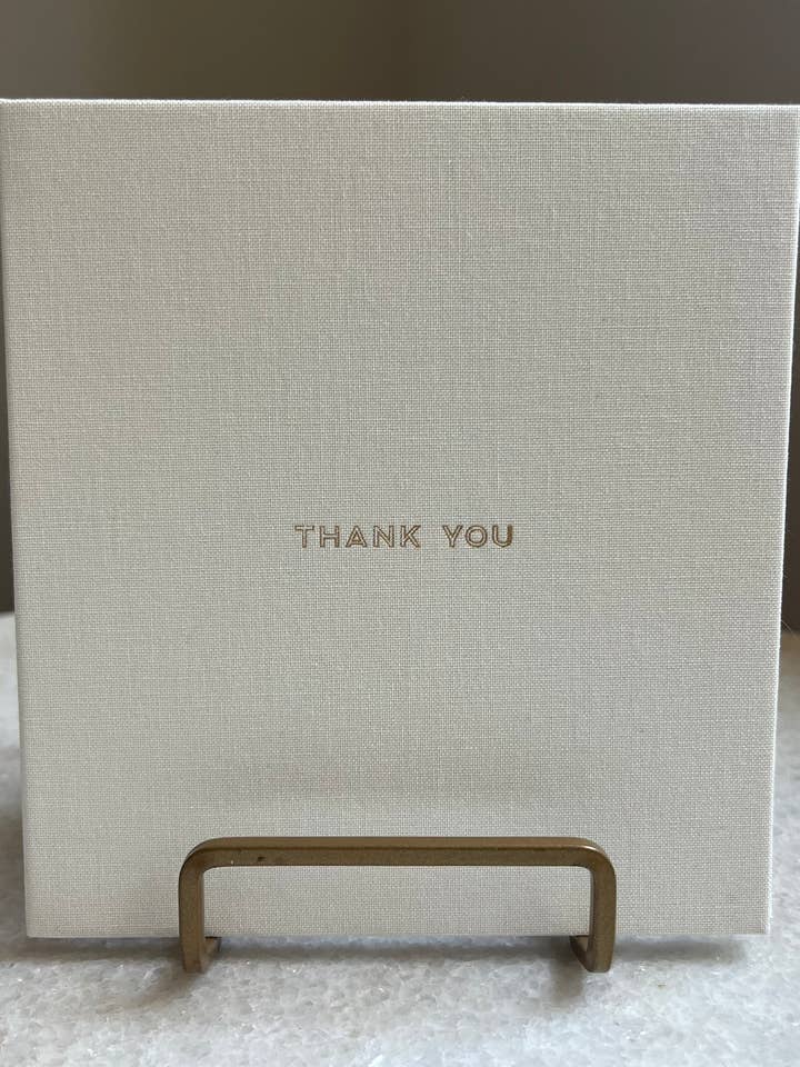 « Merci » Ivory pour la vente par CORCARDS