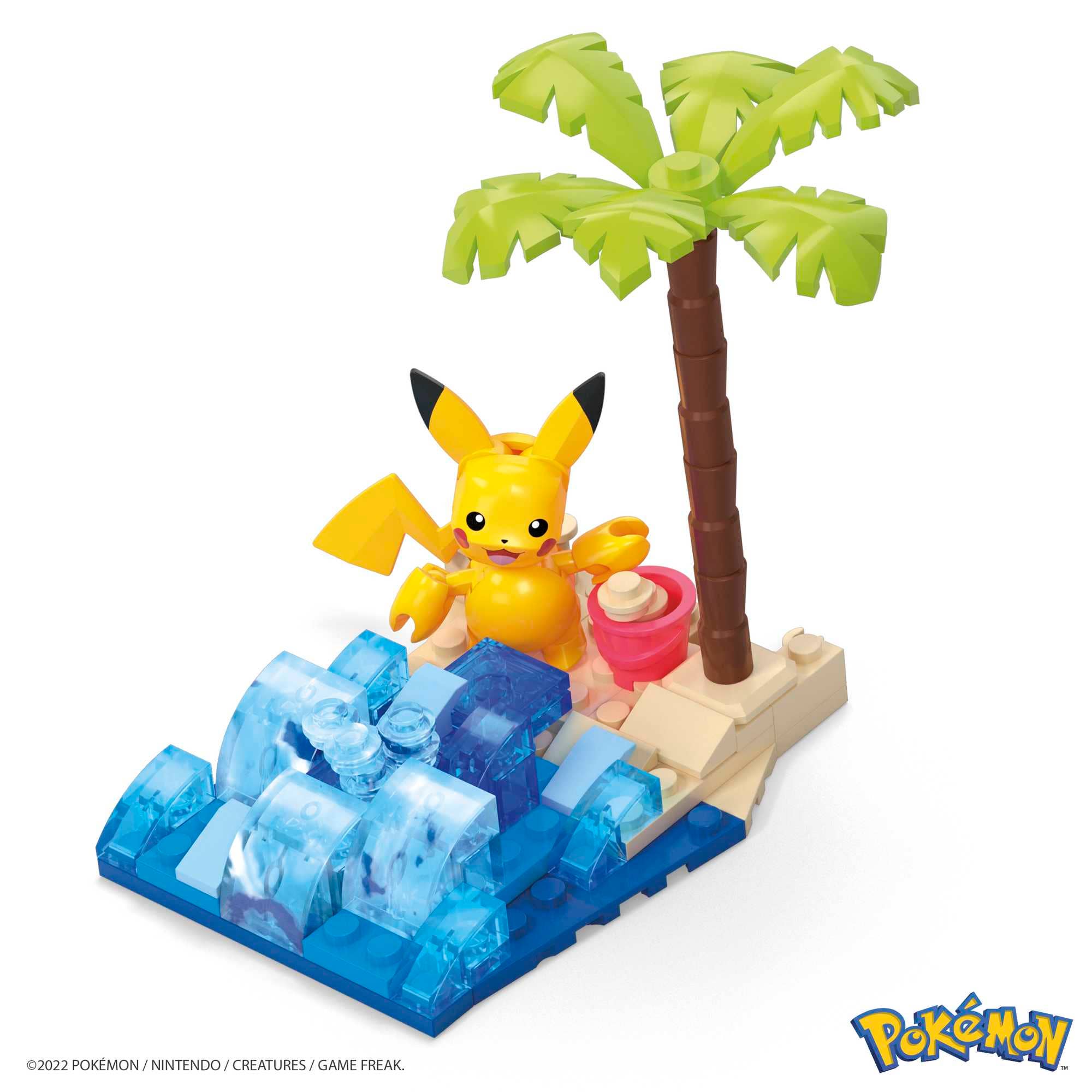 Toysmith - Wholesale Building Set - Kids - MEGA™ Pokémon Pikachu's Beach Splash1