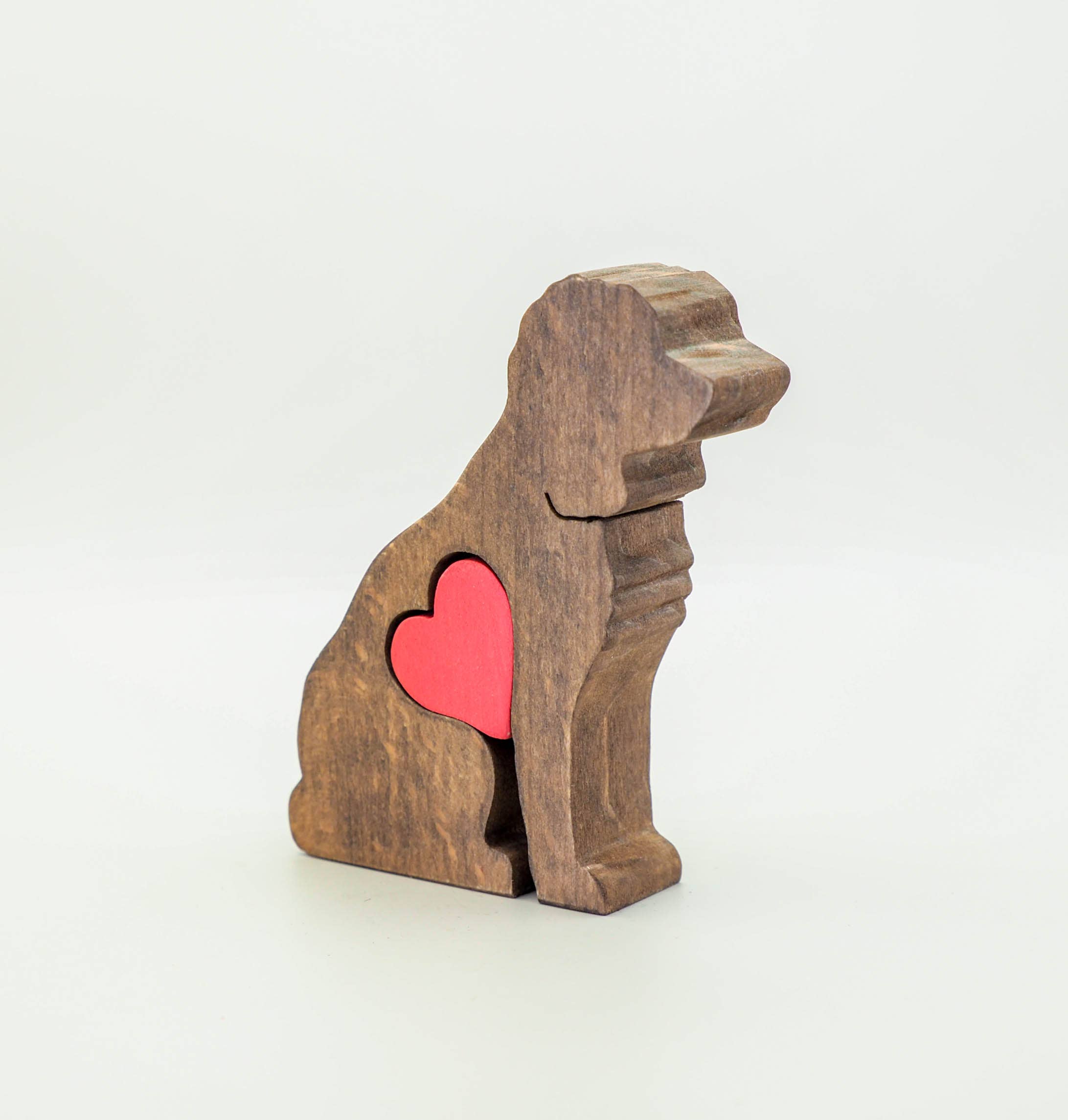 Wood Metamorphosis - Wholesale Decorative Figurine - Cockapoo - Minimalistic wooden dog figurine keepsake1