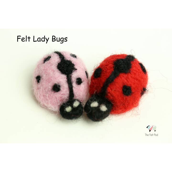 The Felt Pod - Wholesale Craft supplies - Felt Lady Bugs4