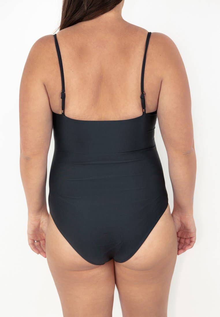 Ete Swimwear - Wholesale One Piece Swimsuit - Women's - Olympia One-piece Swimsuit - black4