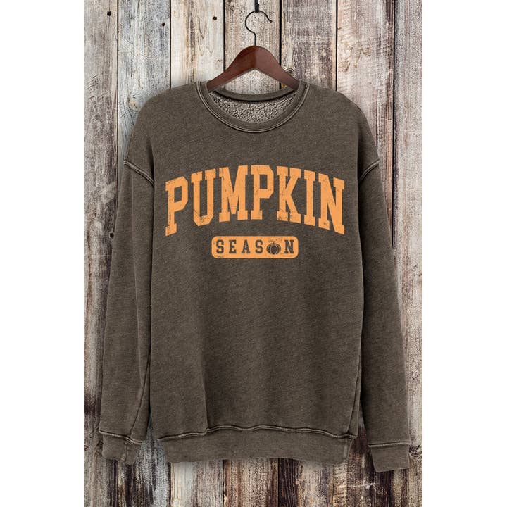 PUMPKIN MINERAL SWEATSHIRTS for wholesale by HRTandLUV