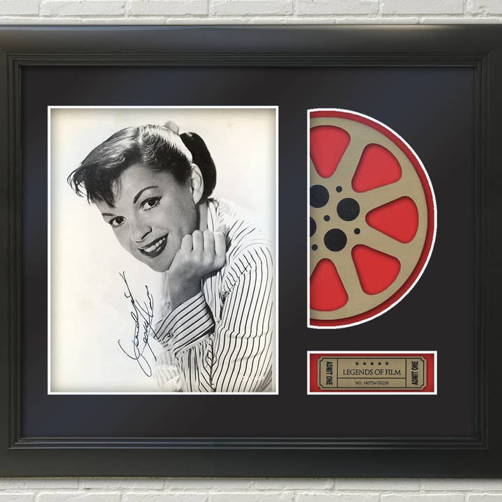 Judy Garland Legends of Film Gold Reel Display for wholesale by Gold Record Outlet