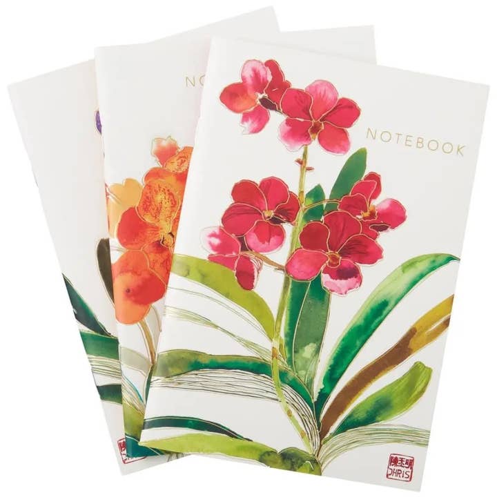 Ensemble de carnets d'orchidées exotiques pour la vente par NIQUEA.D