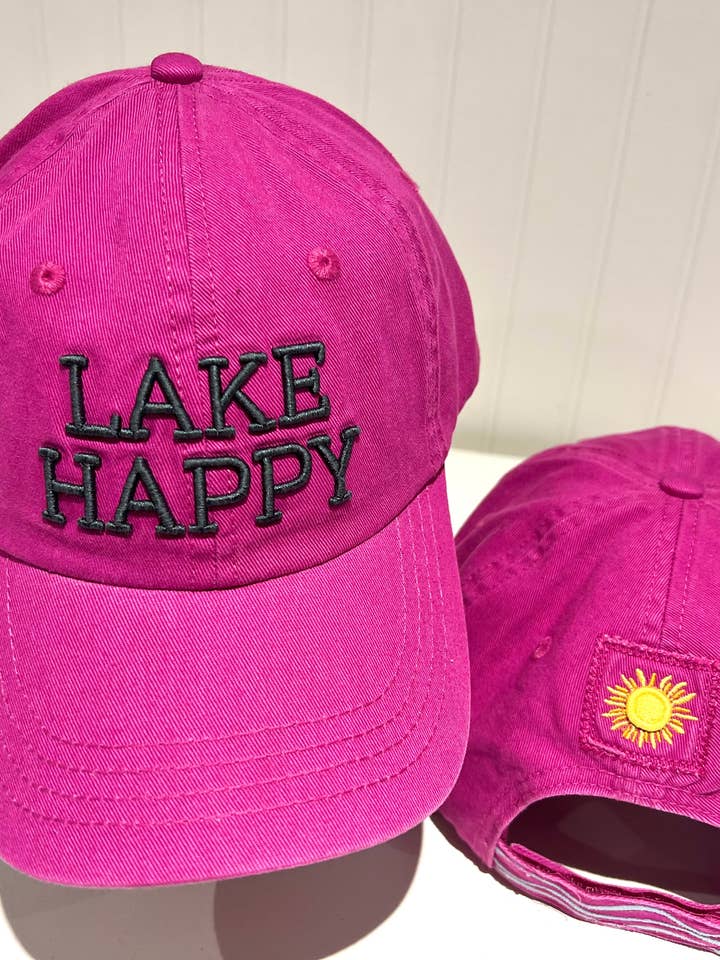 Lake Happy Logo Kappe Very Berry für den Großhandel von Lake Happy