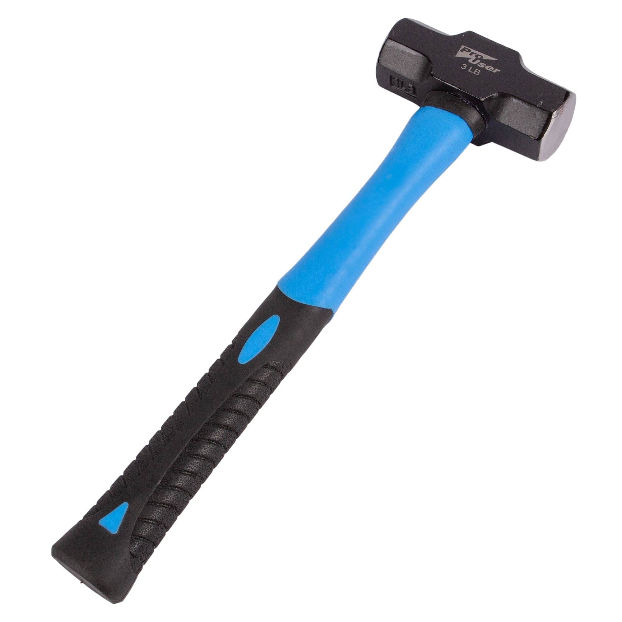 Rinkit Ltd – wholesale Handy tool – Blue 3lb Carbon Steel Sledgehammer - By Pro User0