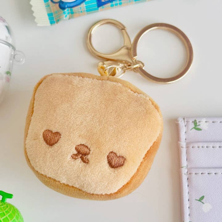 Toast Plush Keychain for wholesale by Fujibee