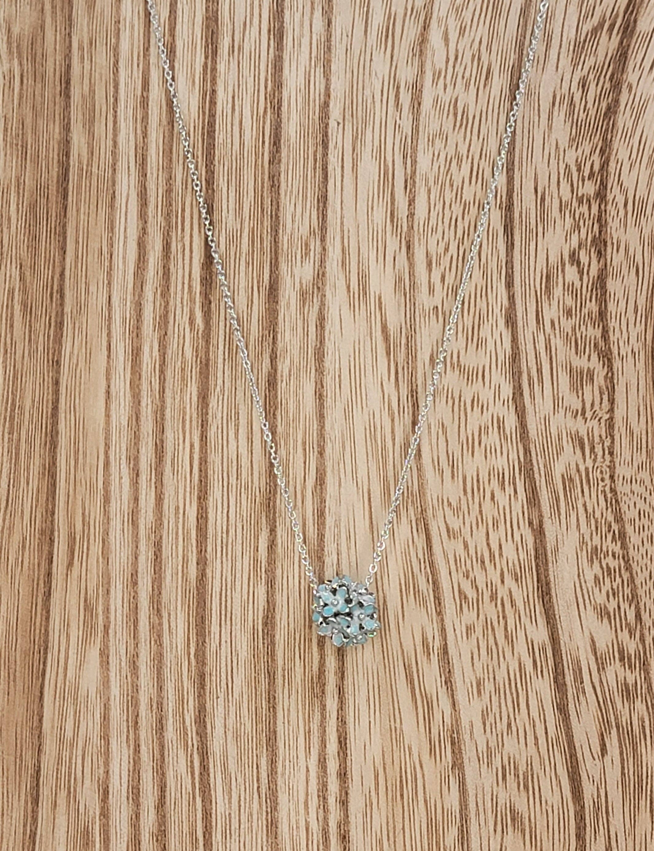 BETTYOH INC – wholesale Pendant/charm necklace – Painted Flower Ball Enamel Necklaces4