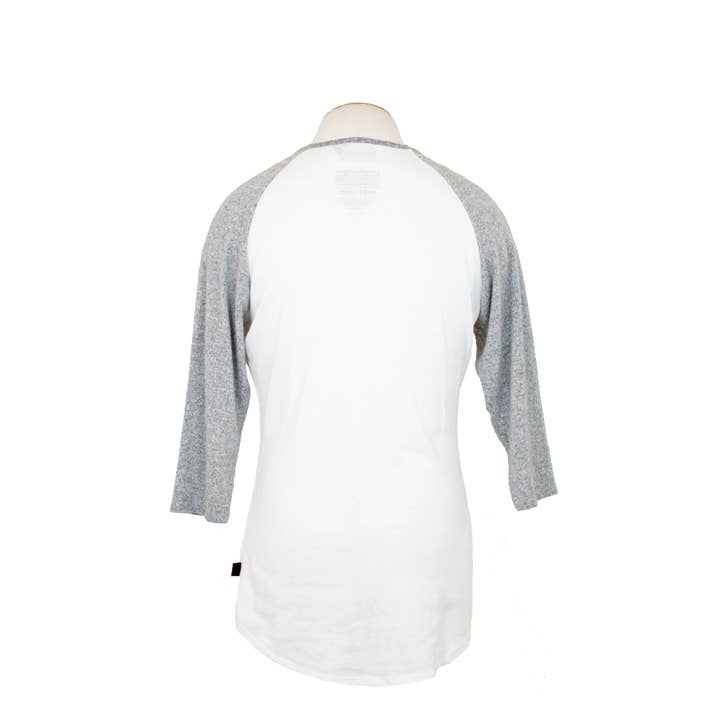 Maskdanna by Califortunate - Wholesale Screen Printed T-Shirt - Men's - MEN'S ABBOT BASEBALL TEE HEATHER GRAY1