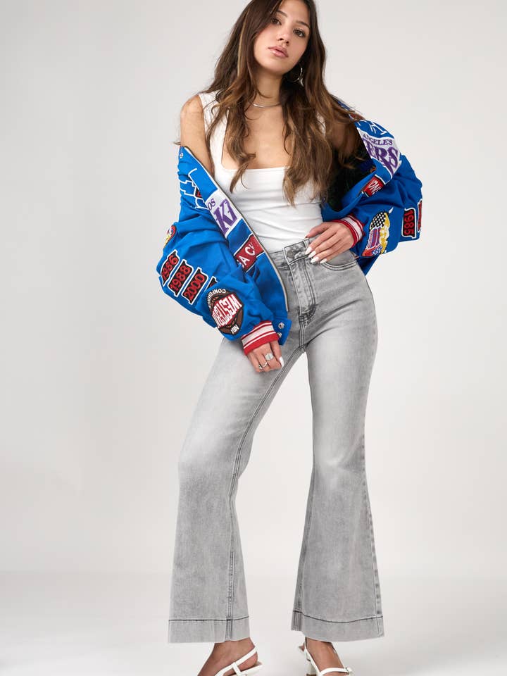 Jeans Wide Flare "Bianca" - Ana & Lucy for wholesale by ANA & LUCY