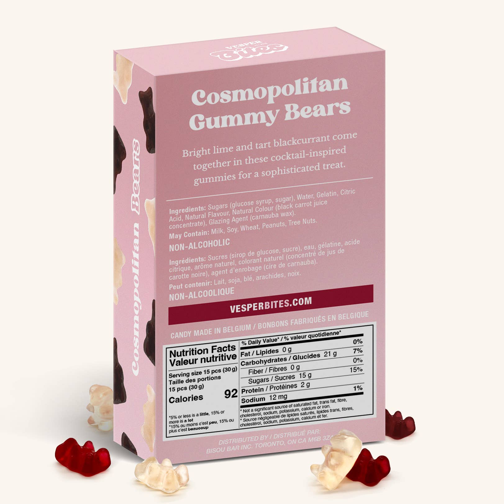 Vesper Bites (No duties | Ships from CAN/USA) - Wholesale Gummy - Cosmo Bears Gummies, Chewy Candies, Alcohol-Free1
