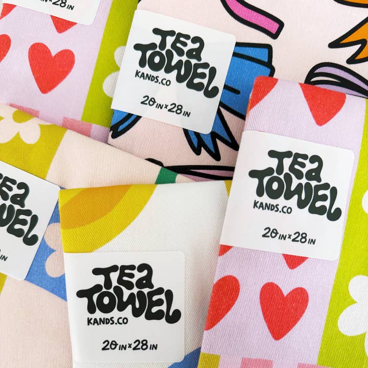 KANDS.CO – wholesale Tea towel – Daisy Boob Kitchen Tea Towel3